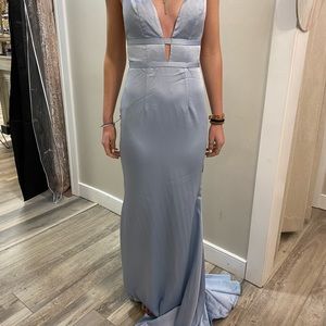 Jovani Prom Dress size: 0 silvery blue